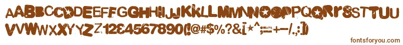 Malgecito Font – Brown Fonts