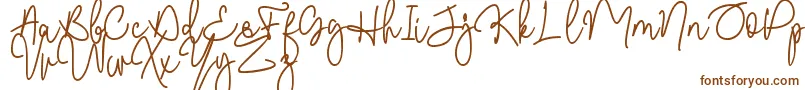 Шрифт Malibbie DAFONT – коричневые шрифты на белом фоне