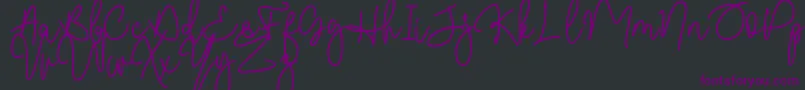 Malibbie DAFONT Font – Purple Fonts on Black Background