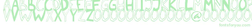 Malkmus erc 2006-Schriftart – Grüne Schriften