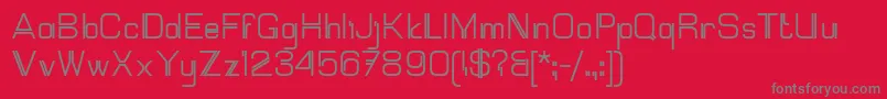 Mallary Font – Gray Fonts on Red Background