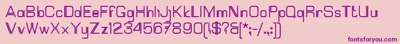 Mallary Font – Purple Fonts on Pink Background