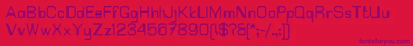 Mallary Font – Purple Fonts on Red Background
