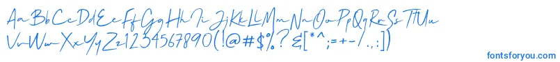 Mallory Quon Font – Blue Fonts