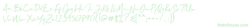 Mallory Quon Font – Green Fonts