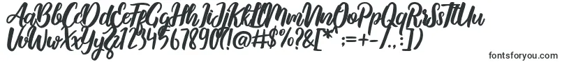 Шрифт MalykaDemo – каллиграфические шрифты