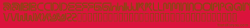 MAMA     Font – Brown Fonts on Red Background