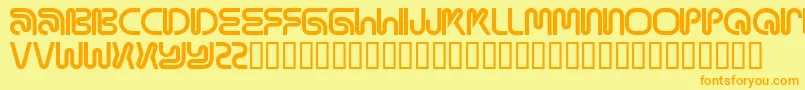 MAMA     Font – Orange Fonts on Yellow Background