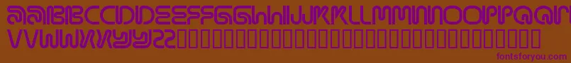 MAMA     Font – Purple Fonts on Brown Background