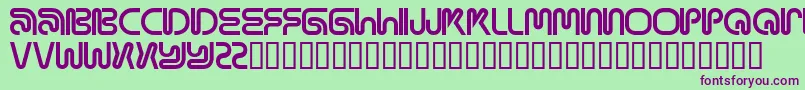MAMA     Font – Purple Fonts on Green Background
