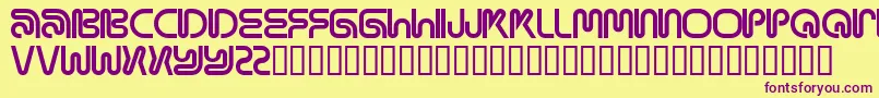MAMA     Font – Purple Fonts on Yellow Background