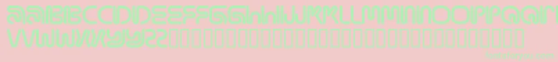 MAMAR    Font – Green Fonts on Pink Background