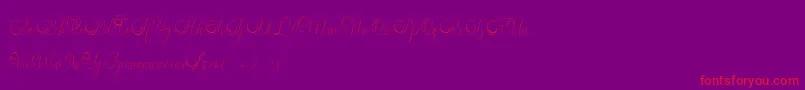More about Mandailing Font Mandailing Font – Red Fonts on Purple Background