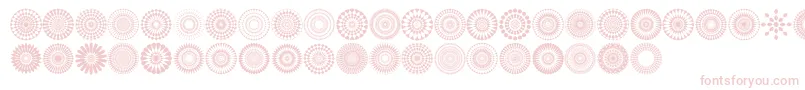 Fonte Mandalas pro – fontes cor-de-rosa