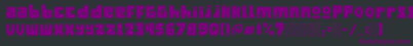 ManganNgombe Font – Purple Fonts on Black Background