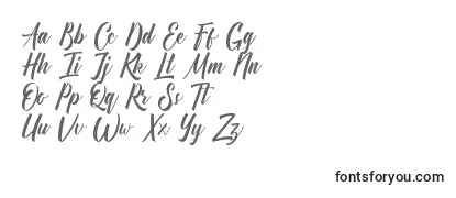 フォントManhattan Typeface Demo