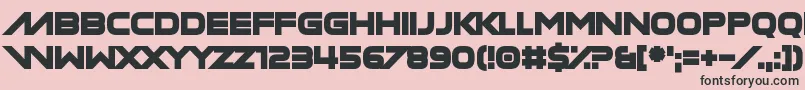 Manilla Cellos Font – Black Fonts on Pink Background