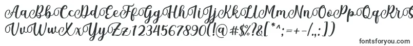フォントMantul Font by Rifky 7NTypes – 主なフォント