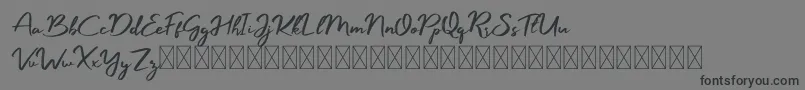 fuente Manyland – Fuentes Negras Sobre Fondo Gris