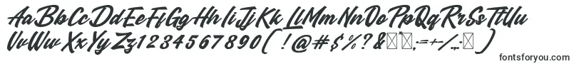 Manzein demo Font – Handwritten Fonts