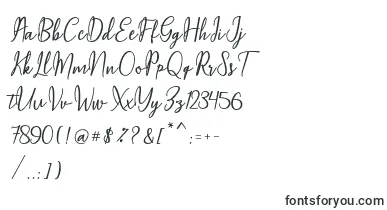 Maqella Script font – calligraphic Fonts