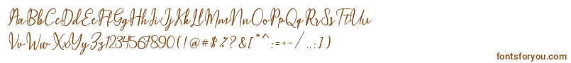 Maqella Script Font – Brown Fonts
