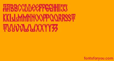 maran orthodox church font – Red Fonts On Orange Background