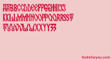 maran orthodox church font – Red Fonts On Pink Background