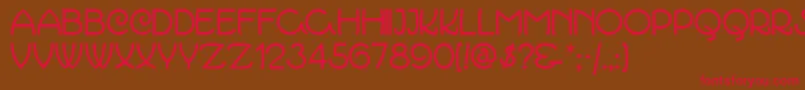 MARCMN   Font – Red Fonts on Brown Background