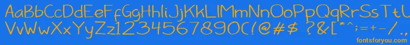 More about Barokah Font Barokah Font – Orange Fonts on Blue Background