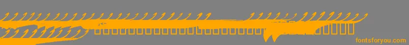 MARCS   -Schriftart – Orangefarbene Schriften auf grauem Hintergrund