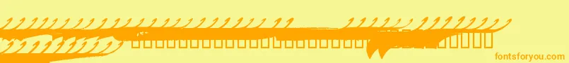 MARCS    Font – Orange Fonts on Yellow Background