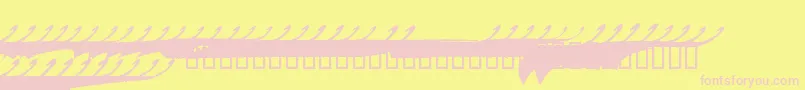 MARCS    Font – Pink Fonts on Yellow Background