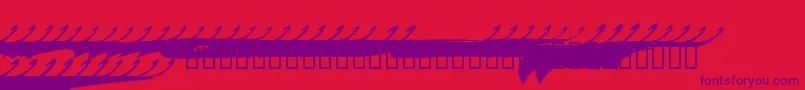 MARCS    Font – Purple Fonts on Red Background