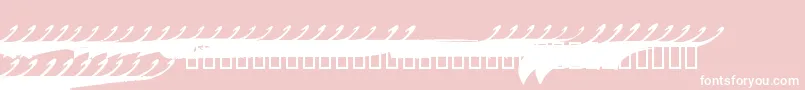 MARCS    Font – White Fonts on Pink Background