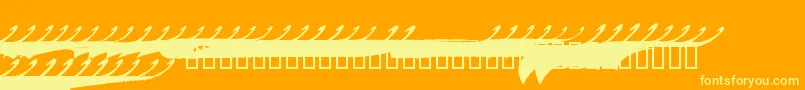 MARCS    Font – Yellow Fonts on Orange Background