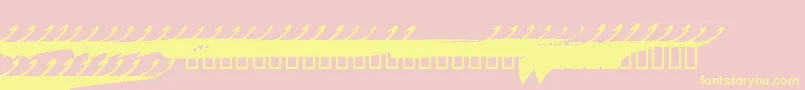 MARCS    Font – Yellow Fonts on Pink Background