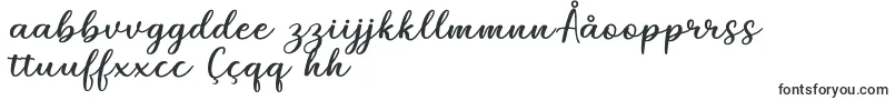 Mareline-Schriftart – usbekische Schriften