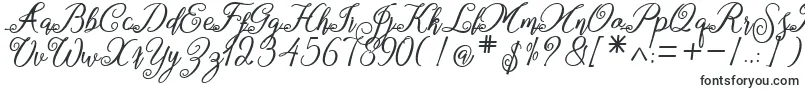 Шрифт marganbetan – стандартные шрифты