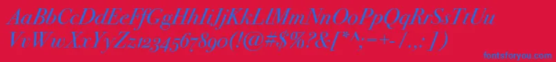 Más sobre la fuente Bodoni72oscItalic fuente Bodoni72oscItalic – Fuentes Azules Sobre Fondo Rojo
