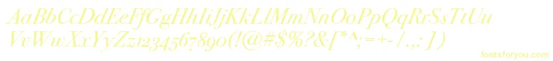 Bodoni72oscItalic Font – Yellow Fonts