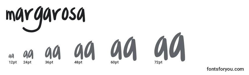 Margarosa (133582) Font Sizes