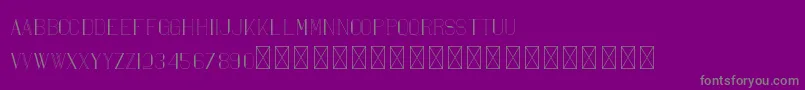 Maria PersonalUse Font – Gray Fonts on Purple Background