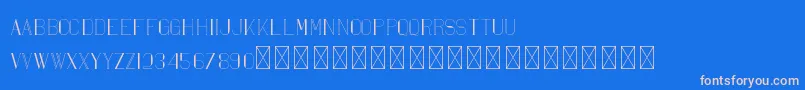 Maria PersonalUse Font – Pink Fonts on Blue Background