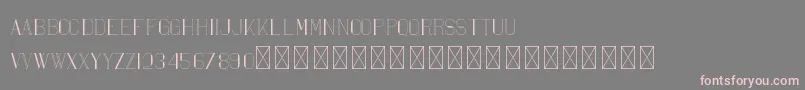 Maria PersonalUse Font – Pink Fonts on Gray Background