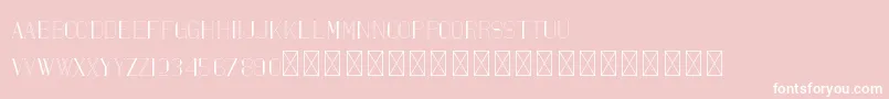 フォントMaria PersonalUse – ピンクの背景に白い文字