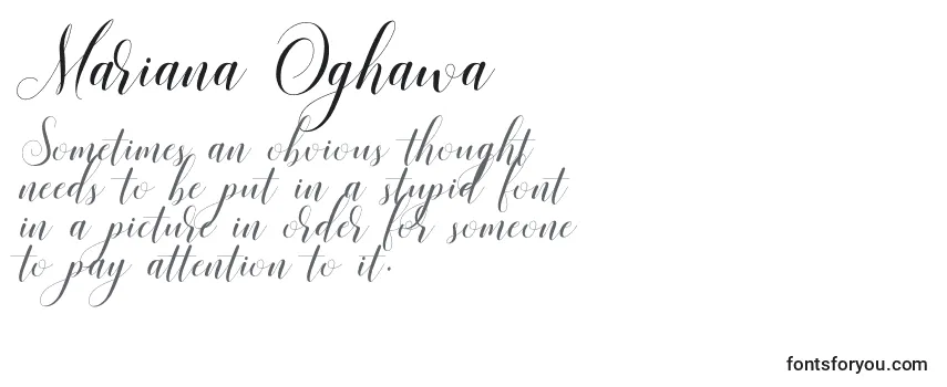 Mariana Oghawa-fontti