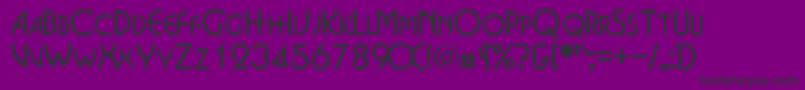 Fonte EpitomescapssskRegular – fontes pretas em um fundo violeta