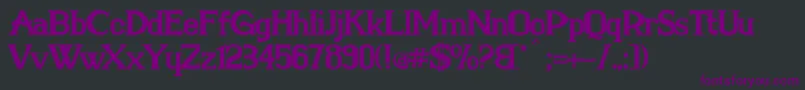 MarielleFranco Font – Purple Fonts on Black Background