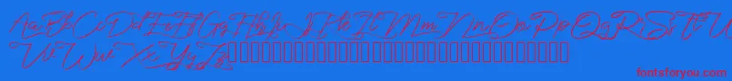 fuente marikita – Fuentes Rojas Sobre Fondo Azul